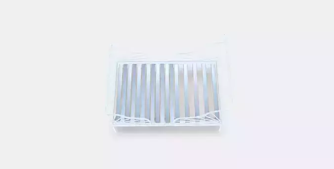 MINNEN Ext bed frame with slatted base