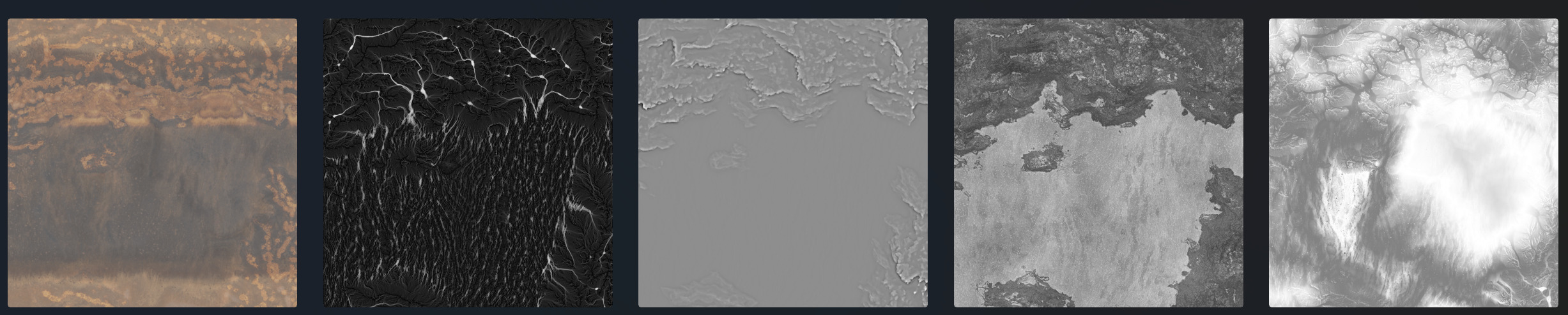 Rocky Landscape Background 3D model_9