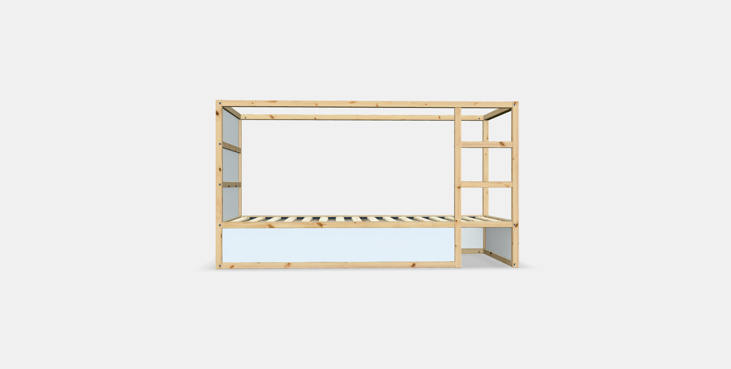 KURA Double-sided bed 3D model_14