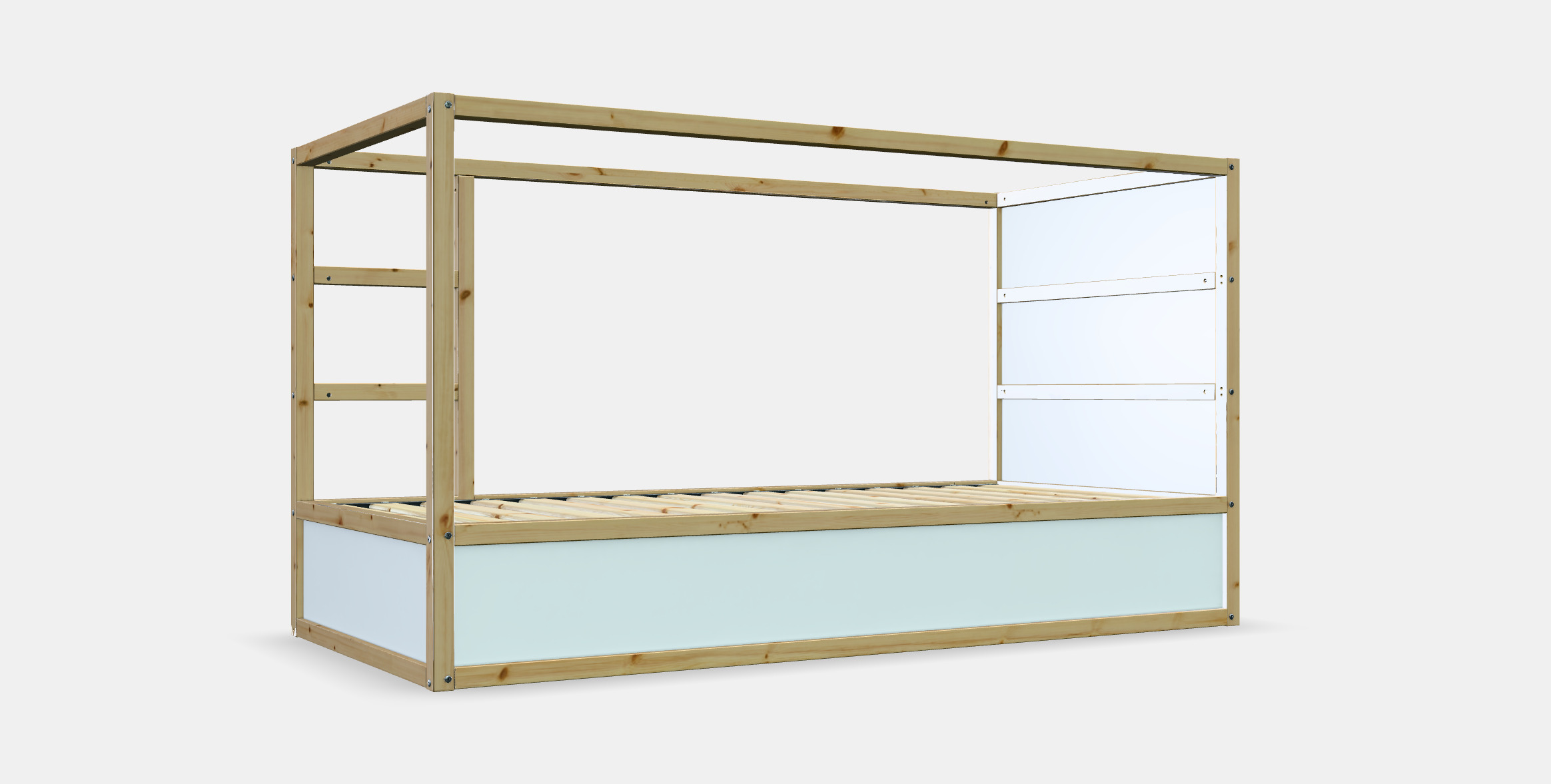 KURA Double-sided bed 3D model_9
