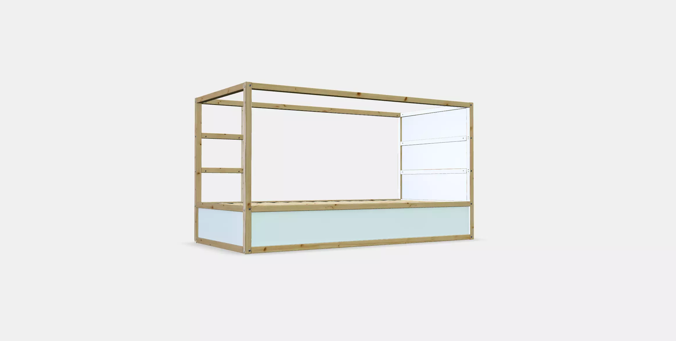 KURA Double-sided bed 3D model_0
