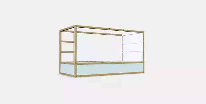 KURA Double-sided bed 3D model