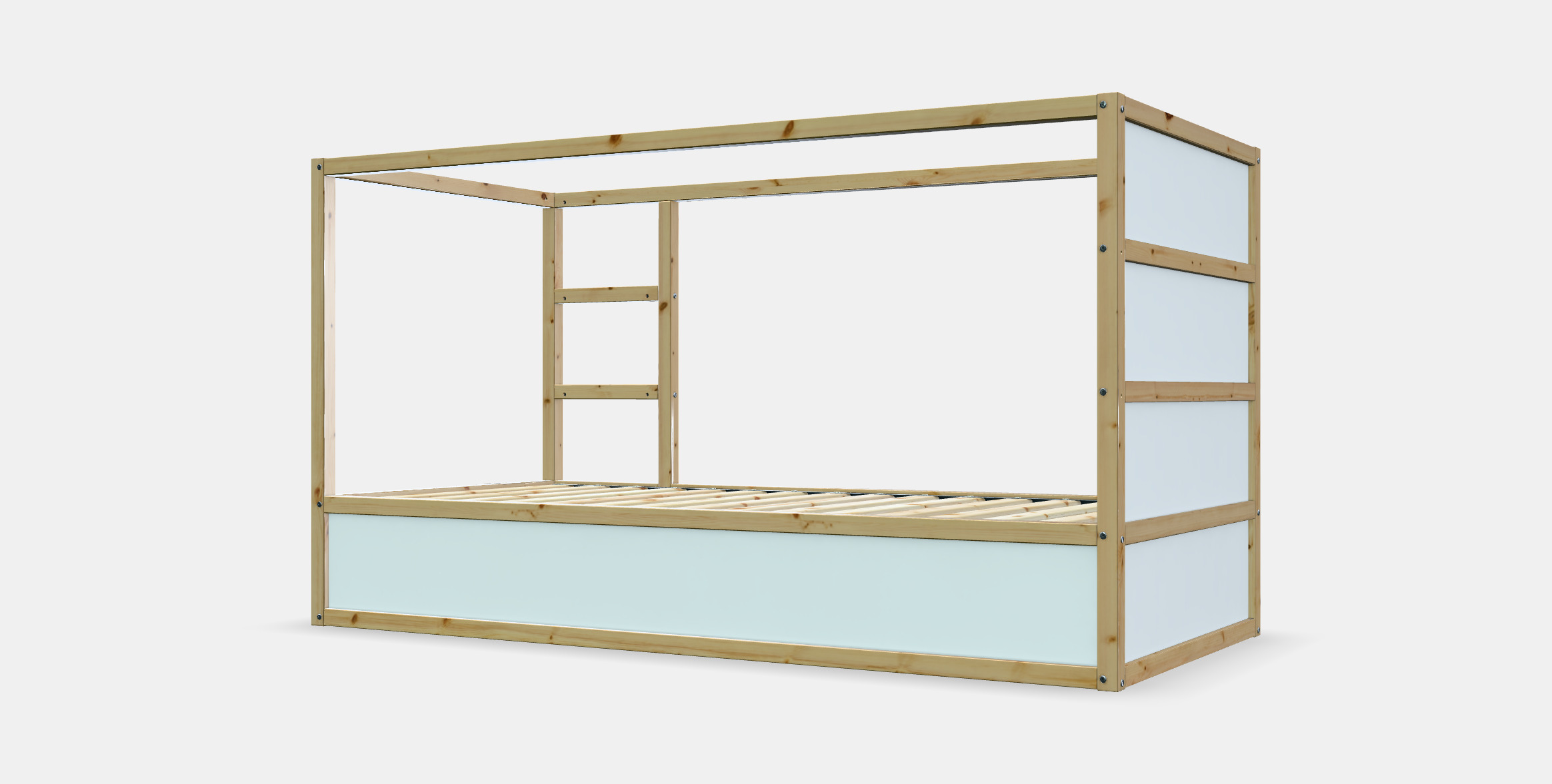 KURA Double-sided bed 3D model_13