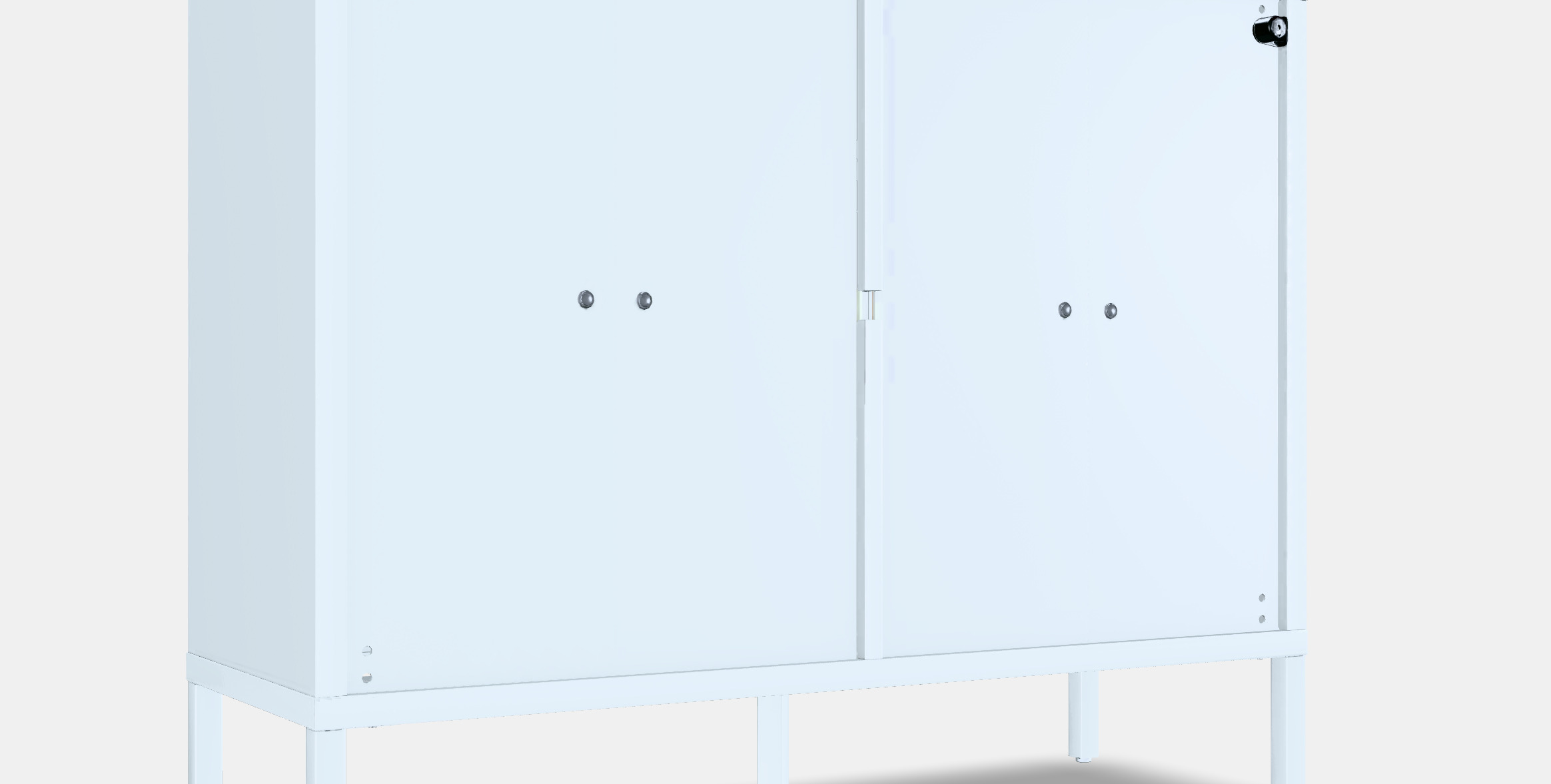 KALKNAS Cabinet with sliding doors Low-poly 3D model_4