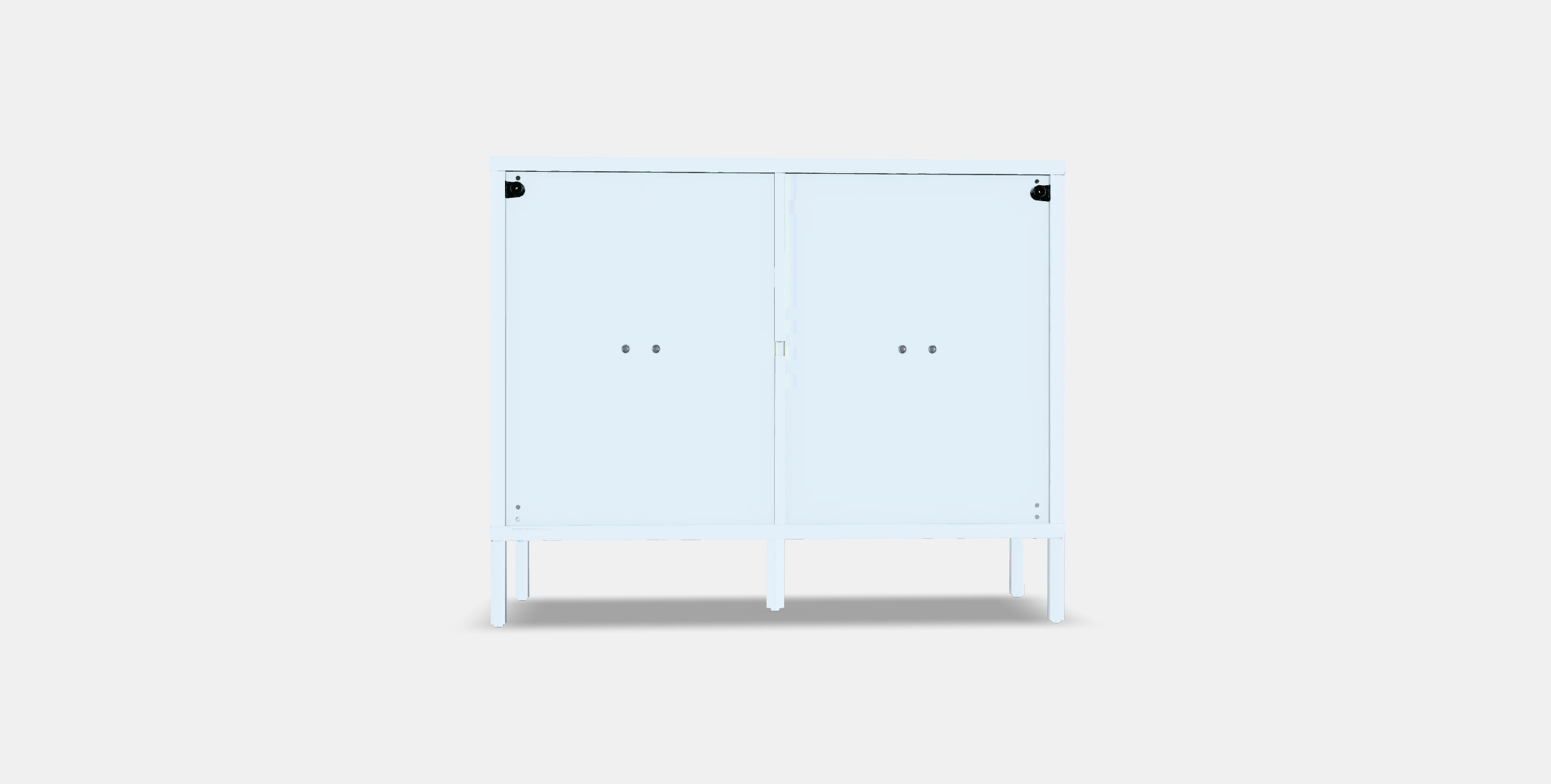 KALKNAS Cabinet with sliding doors Low-poly 3D model_14