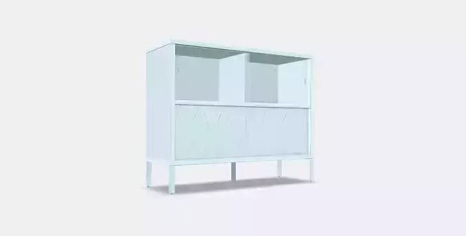 KALKNAS Cabinet with sliding doors
