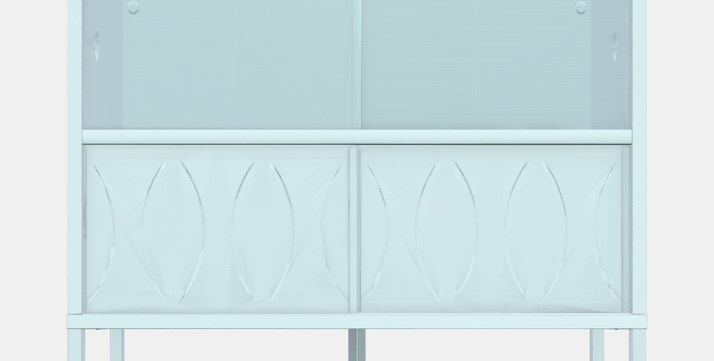 KALKNAS Cabinet with sliding doors Low-poly 3D model_11
