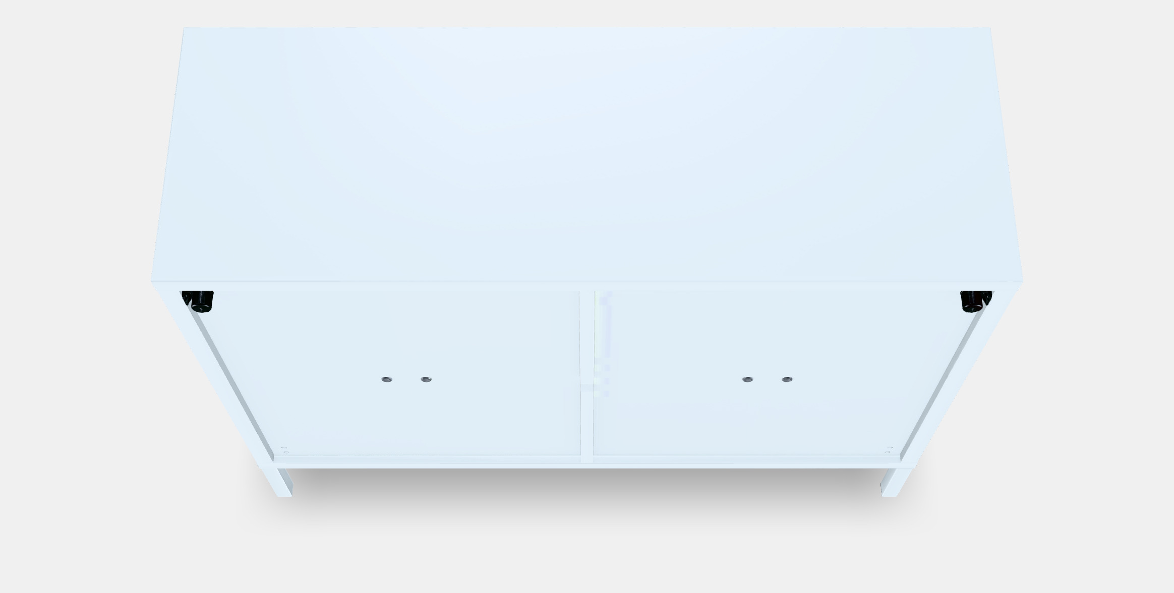 KALKNAS Cabinet with sliding doors Low-poly 3D model_3