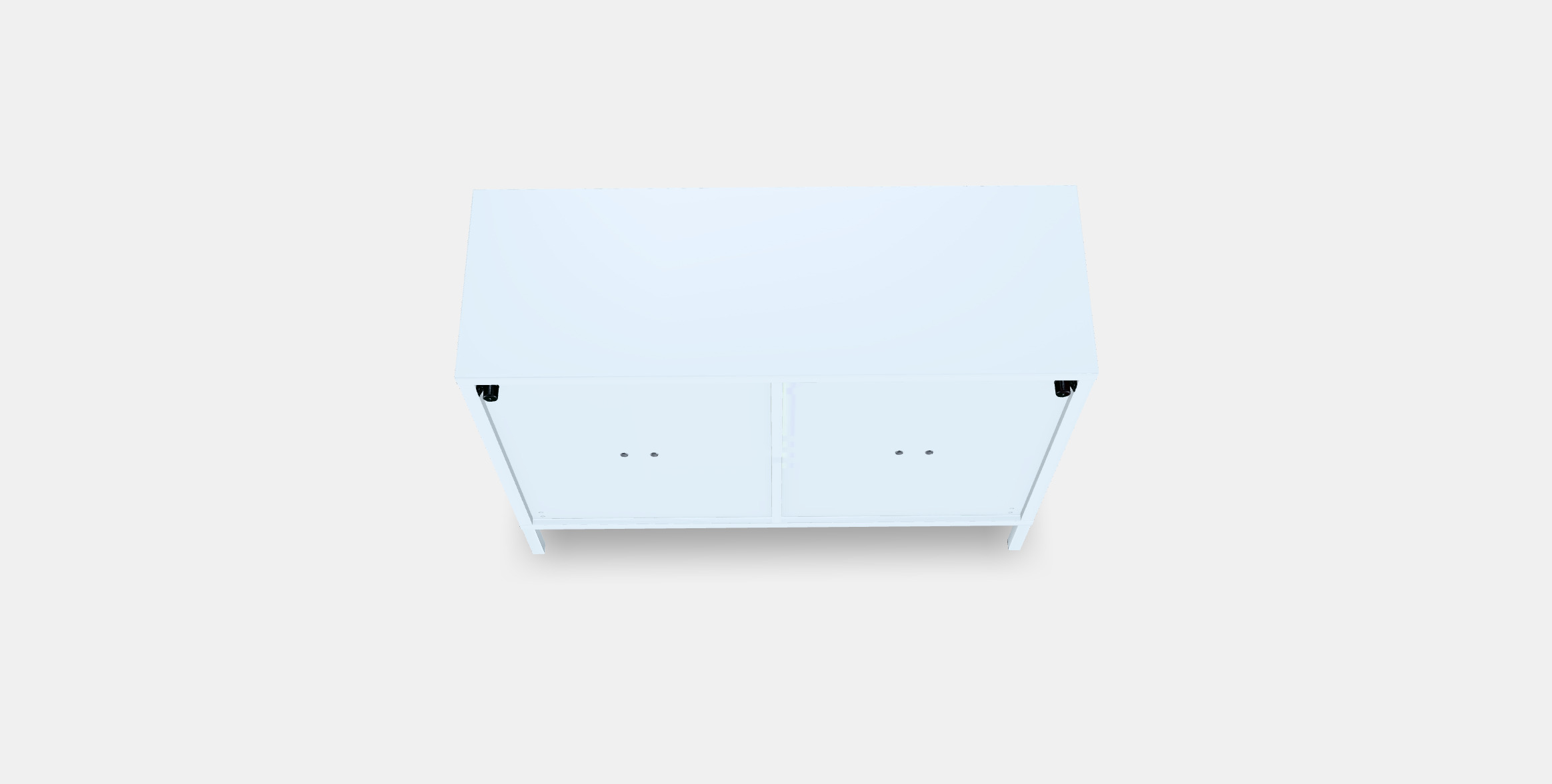 KALKNAS Cabinet with sliding doors Low-poly 3D model_2