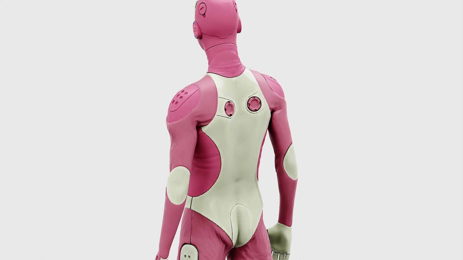 ROB-MECHA C  Rigged for Unreal Engine - Unity - MIXAMO 3D model_27