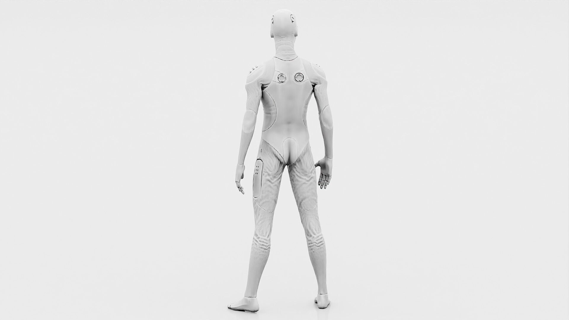 ROB-MECHA C  Rigged for Unreal Engine - Unity - MIXAMO 3D model_33