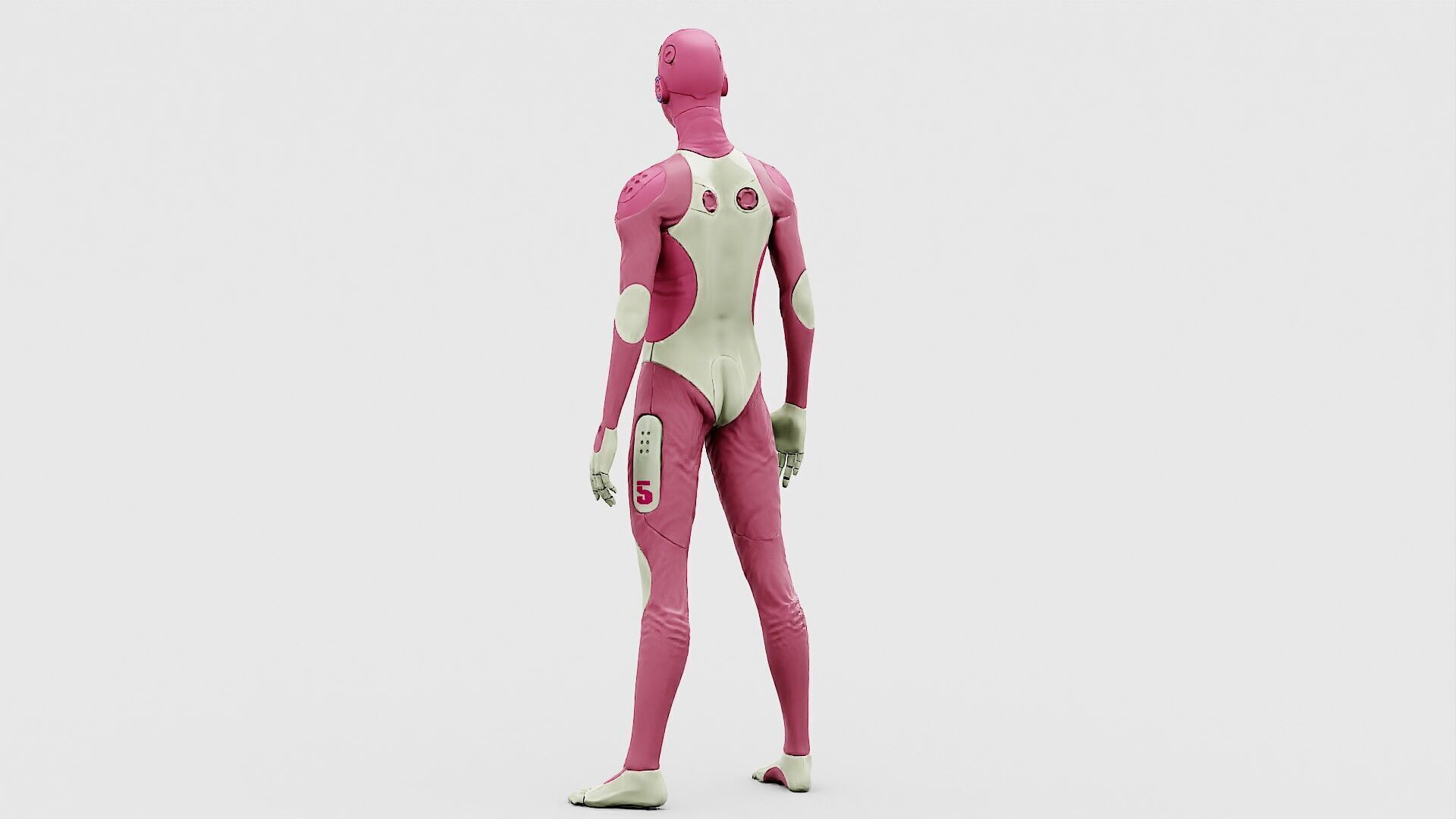 ROB-MECHA C  Rigged for Unreal Engine - Unity - MIXAMO 3D model_12