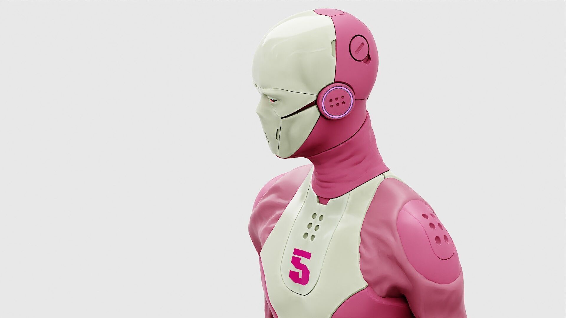 ROB-MECHA C  Rigged for Unreal Engine - Unity - MIXAMO 3D model_25