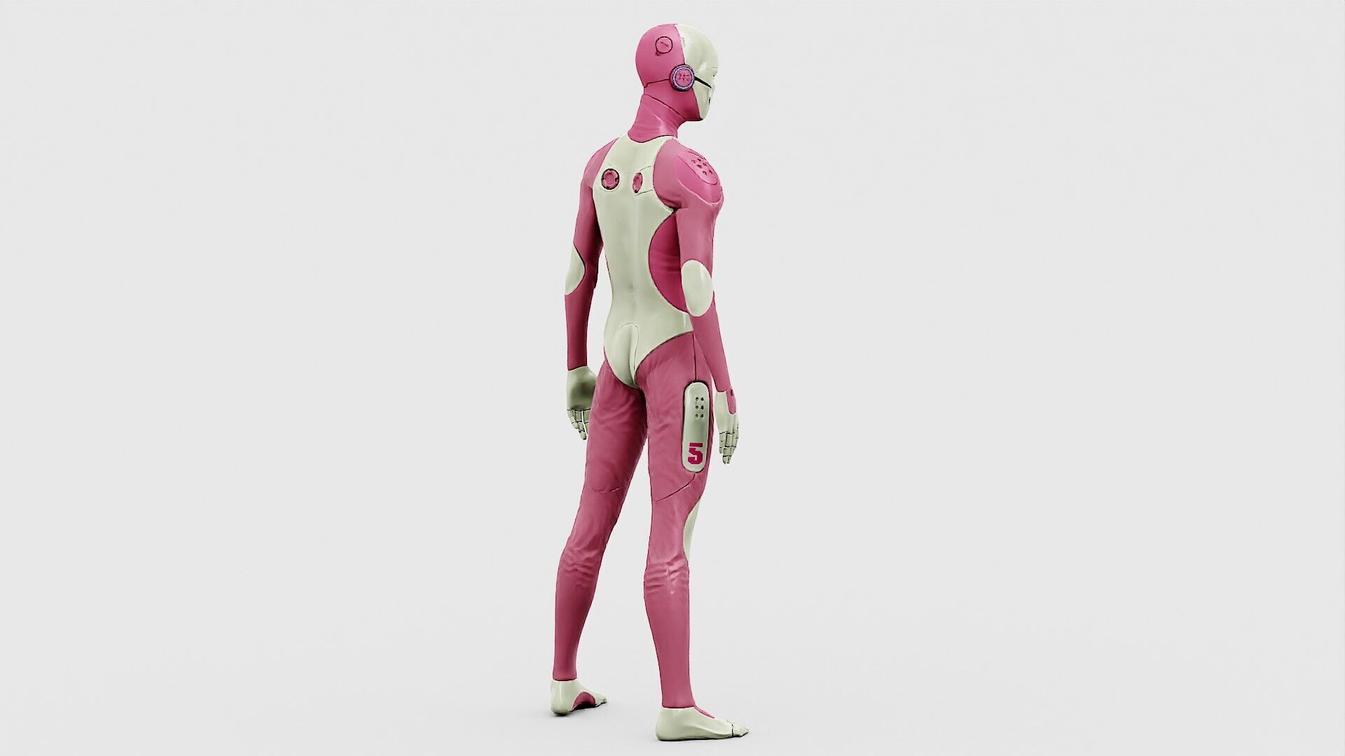 ROB-MECHA C  Rigged for Unreal Engine - Unity - MIXAMO 3D model_17