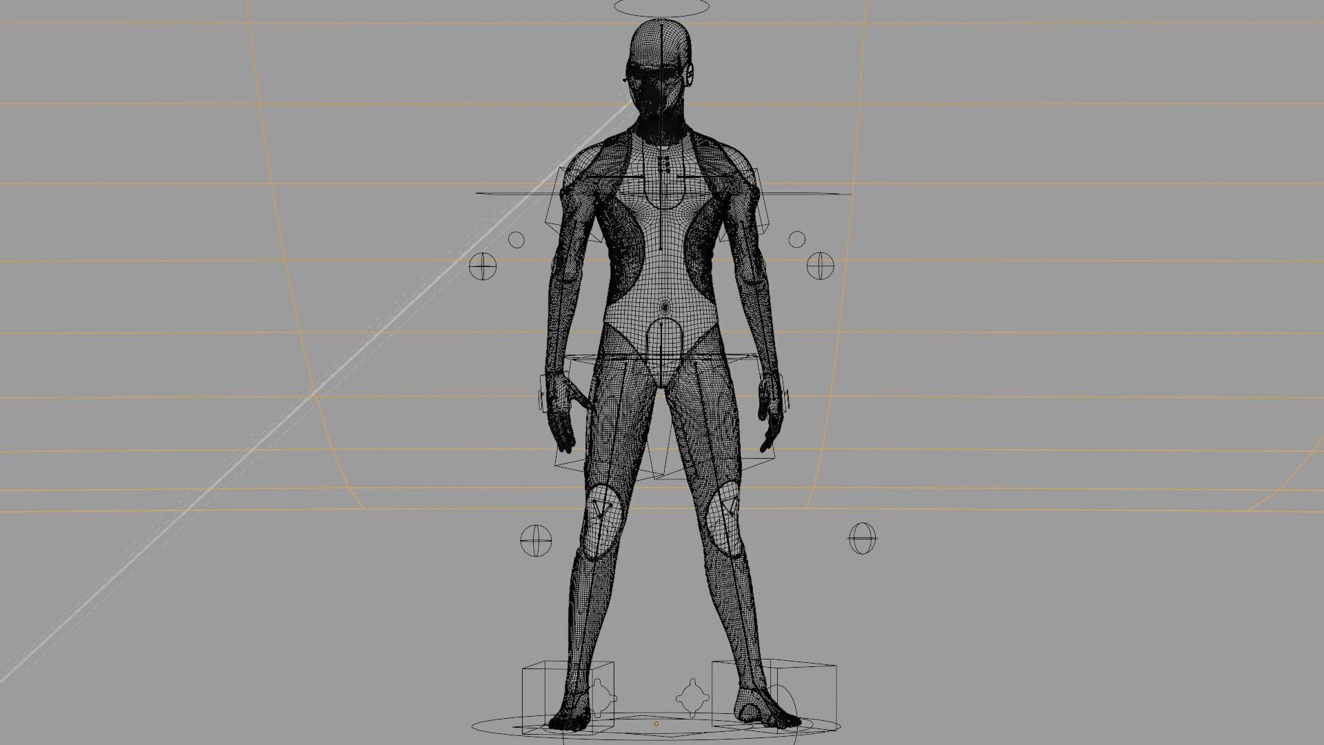 ROB-MECHA C  Rigged for Unreal Engine - Unity - MIXAMO 3D model_40