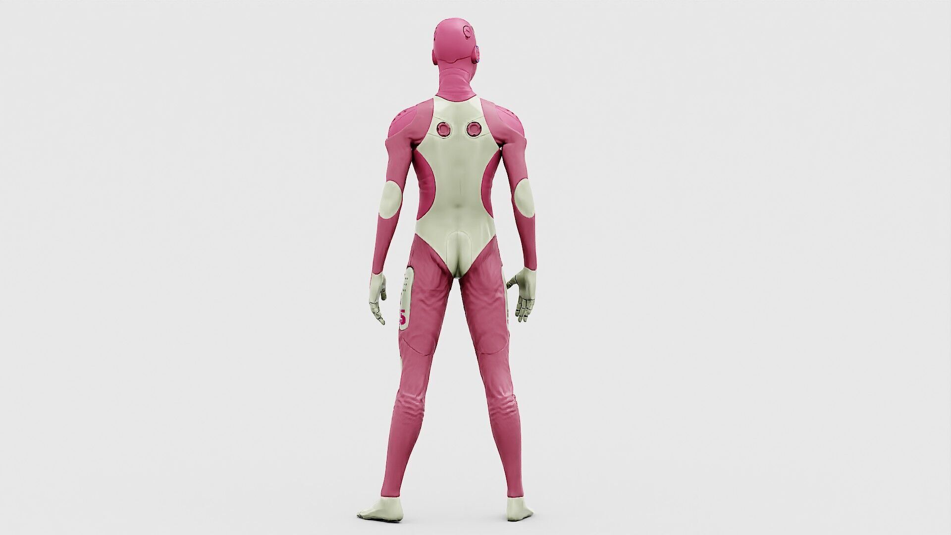 ROB-MECHA C  Rigged for Unreal Engine - Unity - MIXAMO 3D model_14