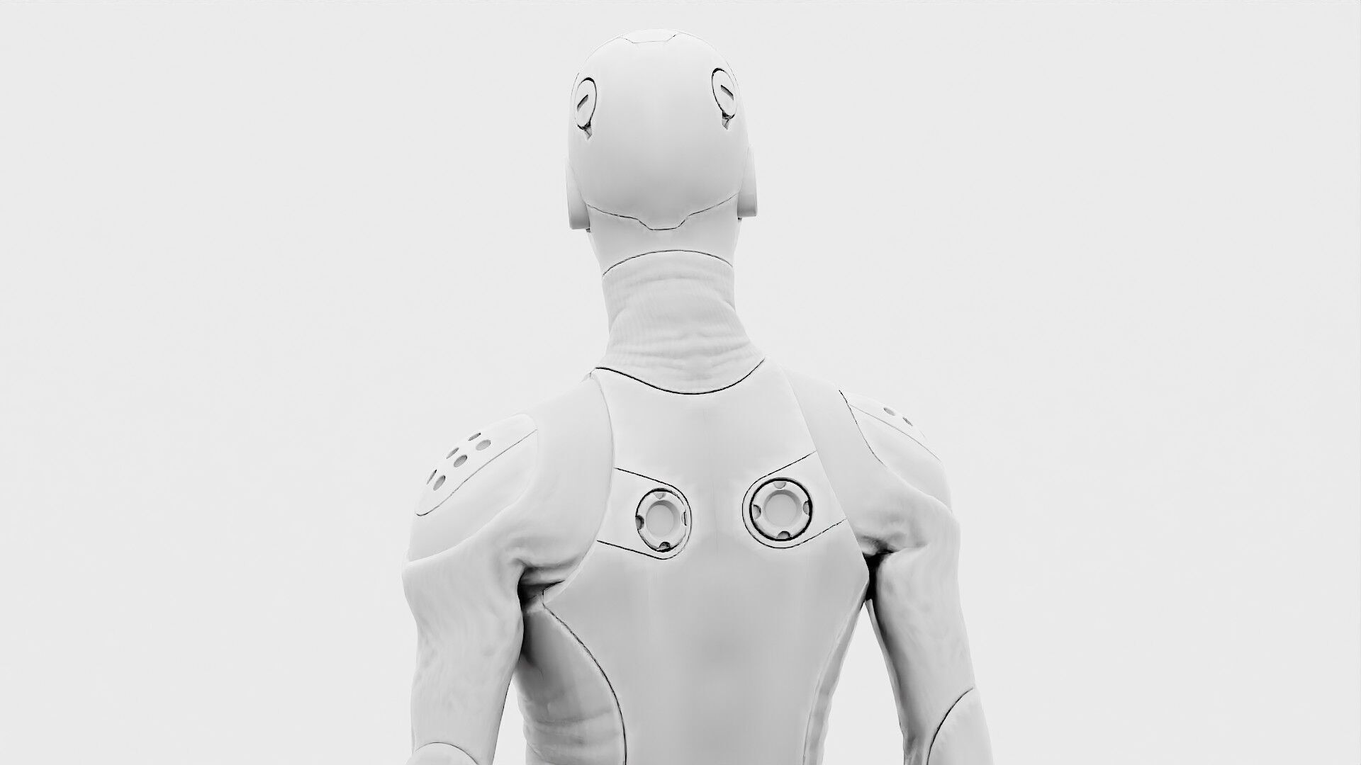 ROB-MECHA C  Rigged for Unreal Engine - Unity - MIXAMO 3D model_35