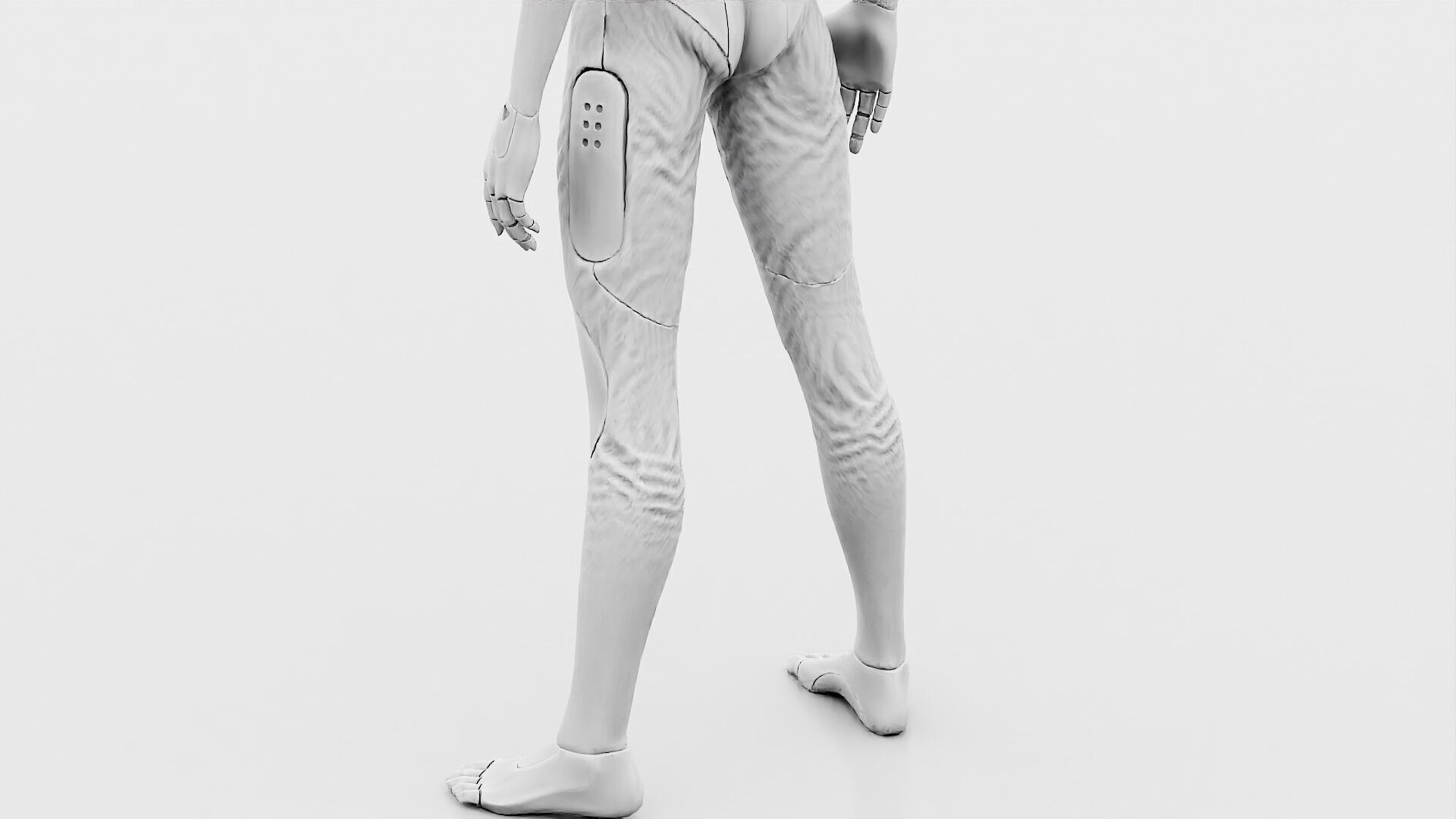 ROB-MECHA C  Rigged for Unreal Engine - Unity - MIXAMO 3D model_36