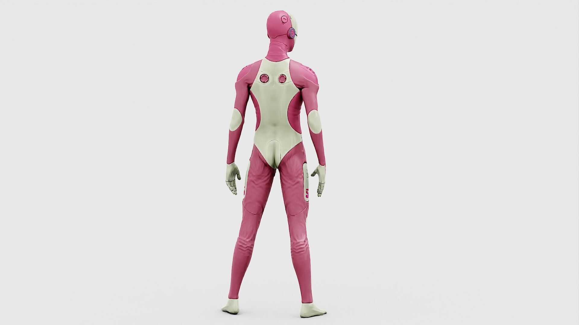 ROB-MECHA C  Rigged for Unreal Engine - Unity - MIXAMO 3D model_15