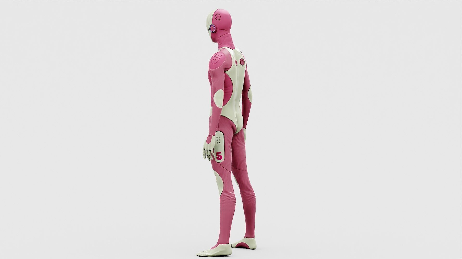 ROB-MECHA C  Rigged for Unreal Engine - Unity - MIXAMO 3D model_10