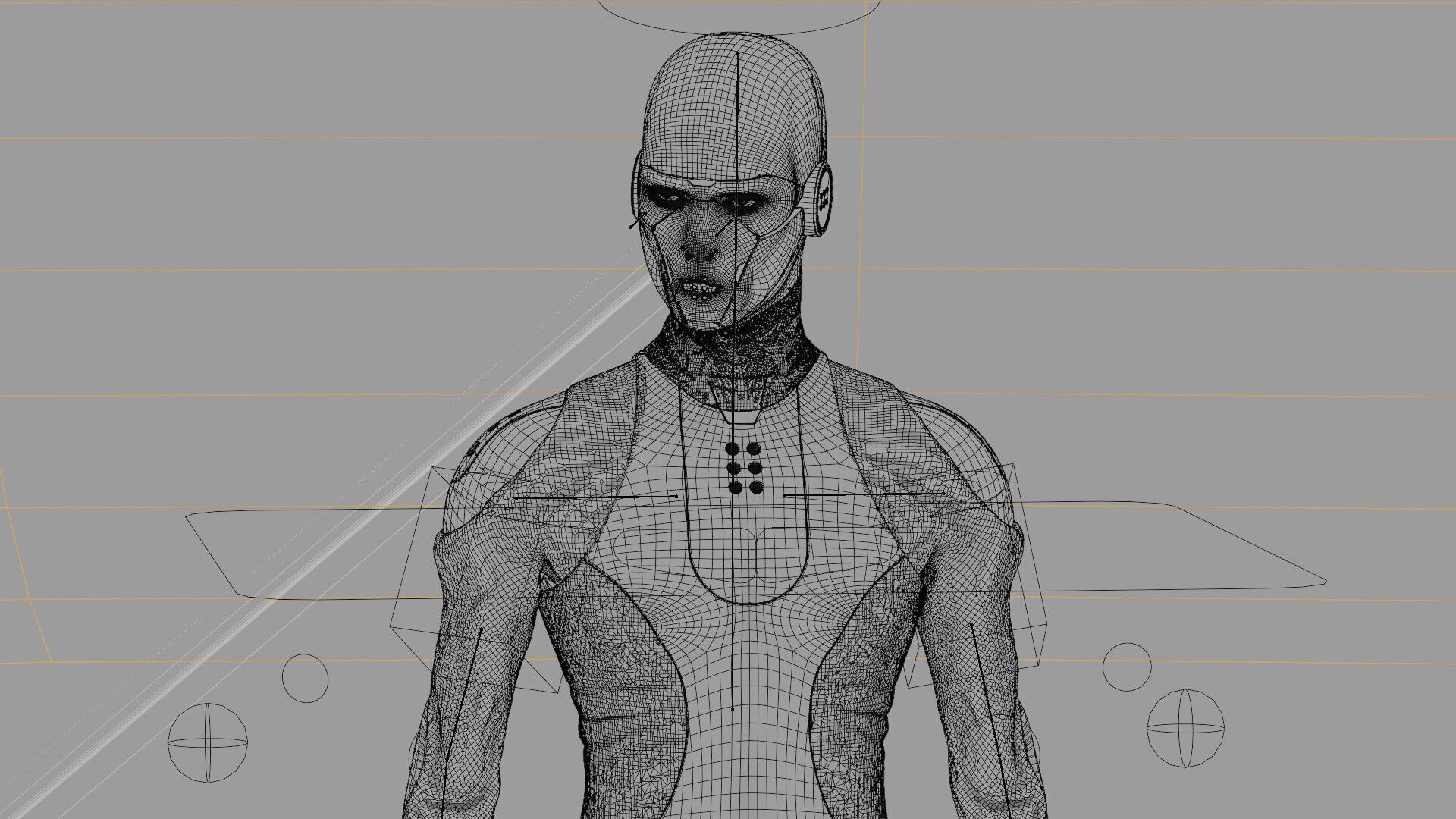 ROB-MECHA C  Rigged for Unreal Engine - Unity - MIXAMO 3D model_42