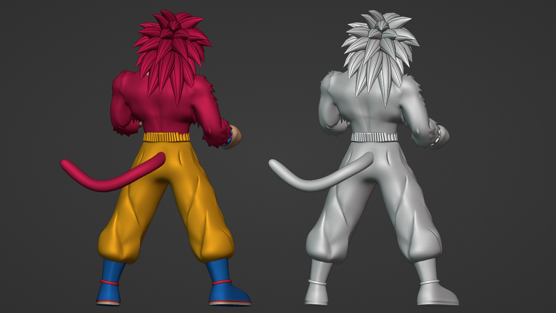 Goku Super Saiyan 4 - Dragonball Daima 3D model_20