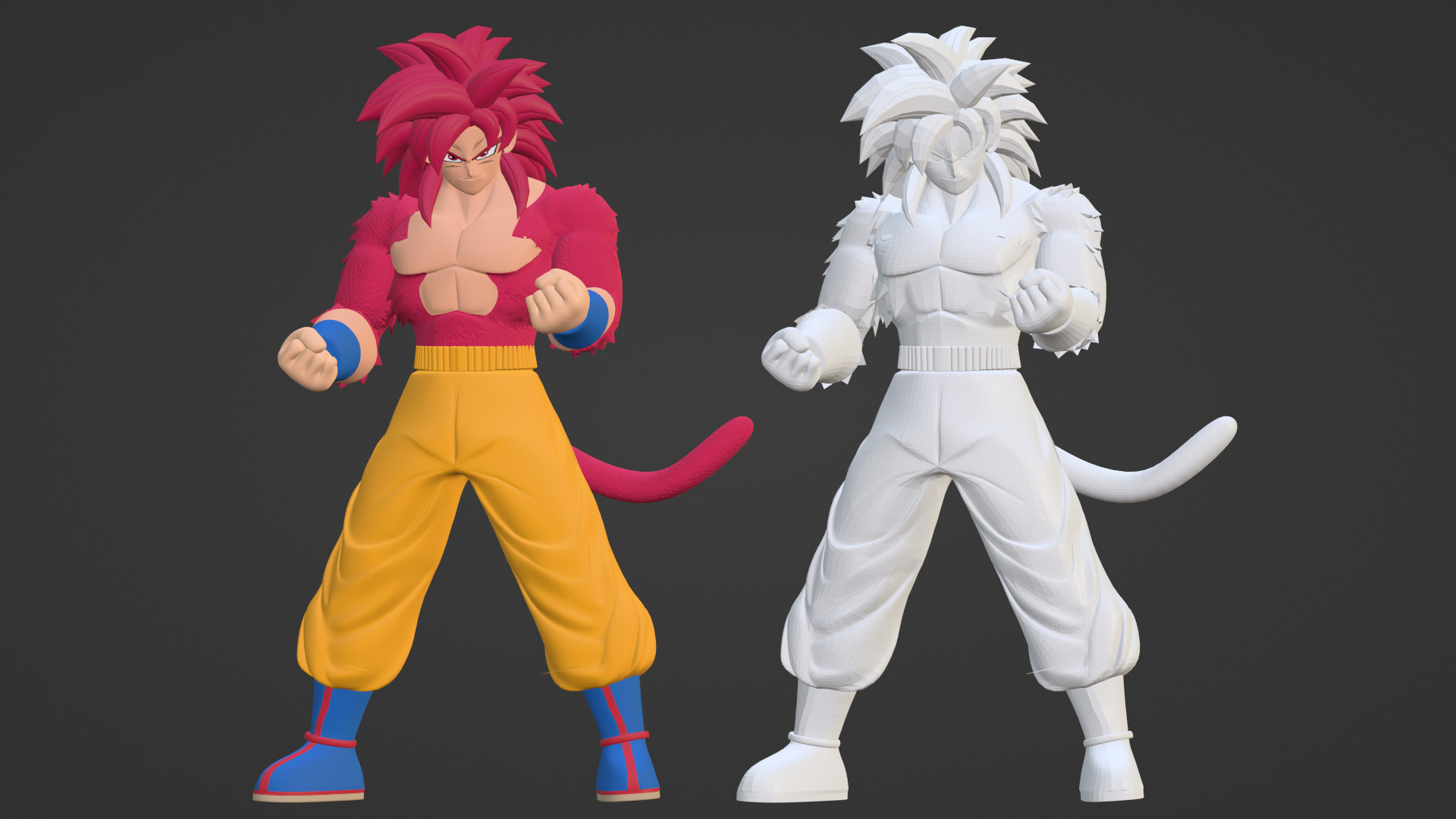 Goku Super Saiyan 4 - Dragonball Daima 3D model_17