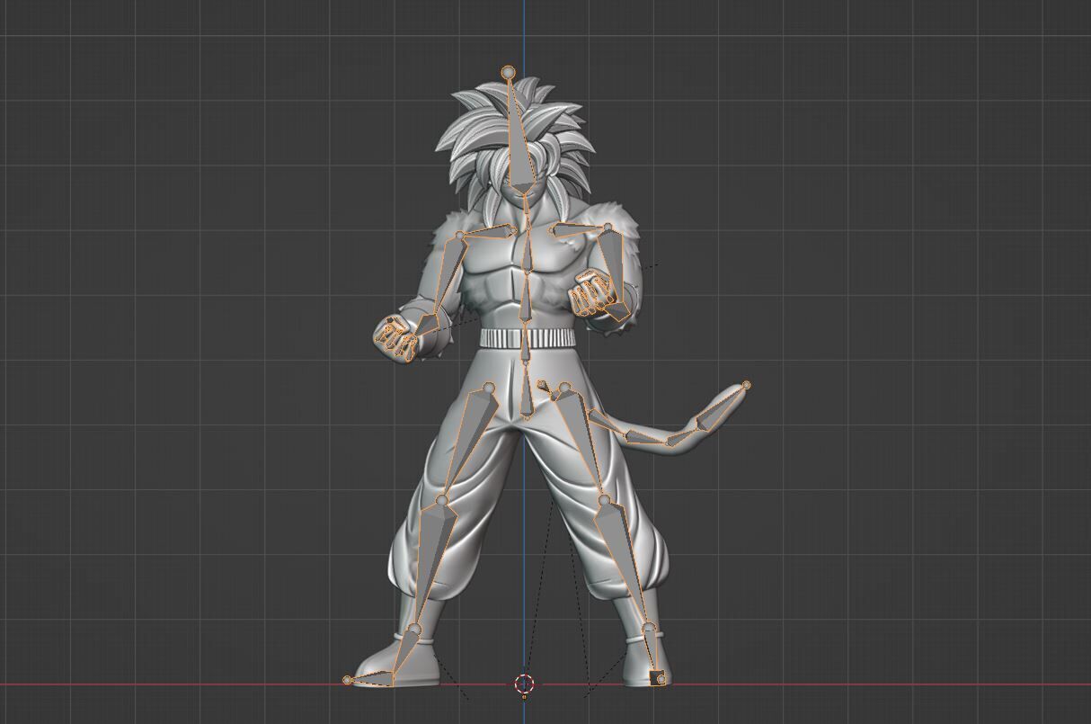 Goku Super Saiyan 4 - Dragonball Daima 3D model_14