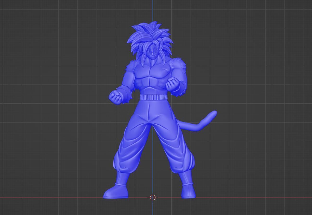 Goku Super Saiyan 4 - Dragonball Daima 3D model_16