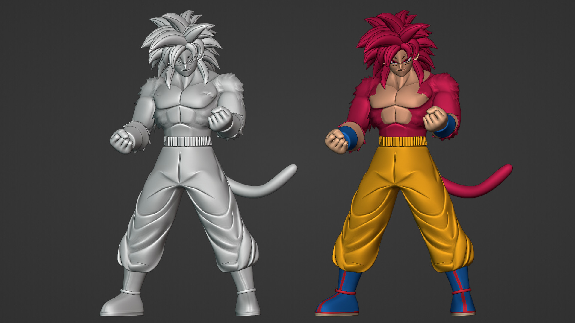 Goku Super Saiyan 4 - Dragonball Daima 3D model_19