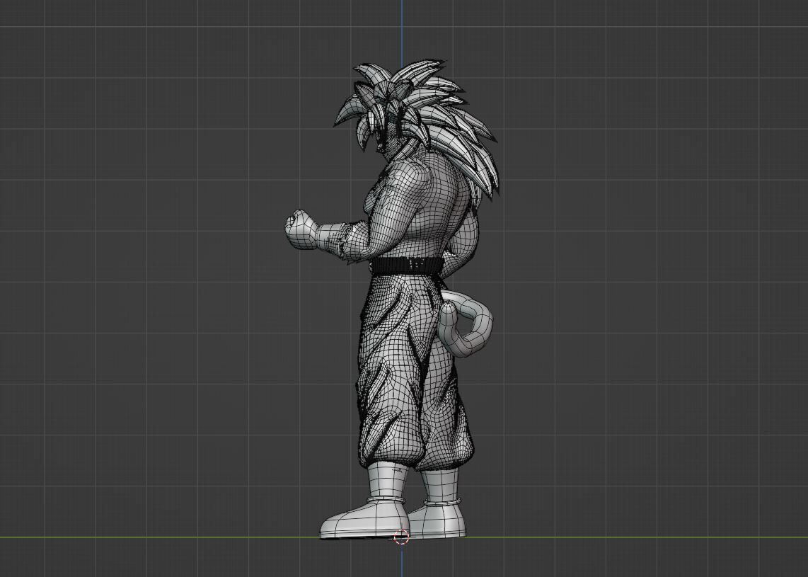 Goku Super Saiyan 4 - Dragonball Daima 3D model_11