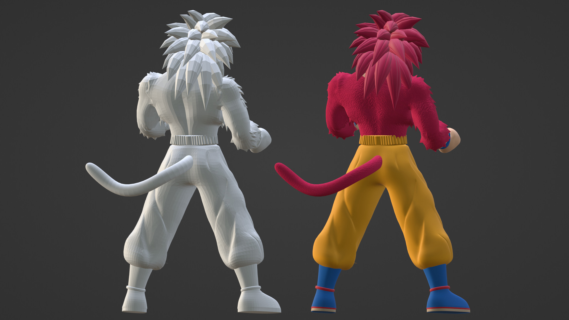 Goku Super Saiyan 4 - Dragonball Daima 3D model_18
