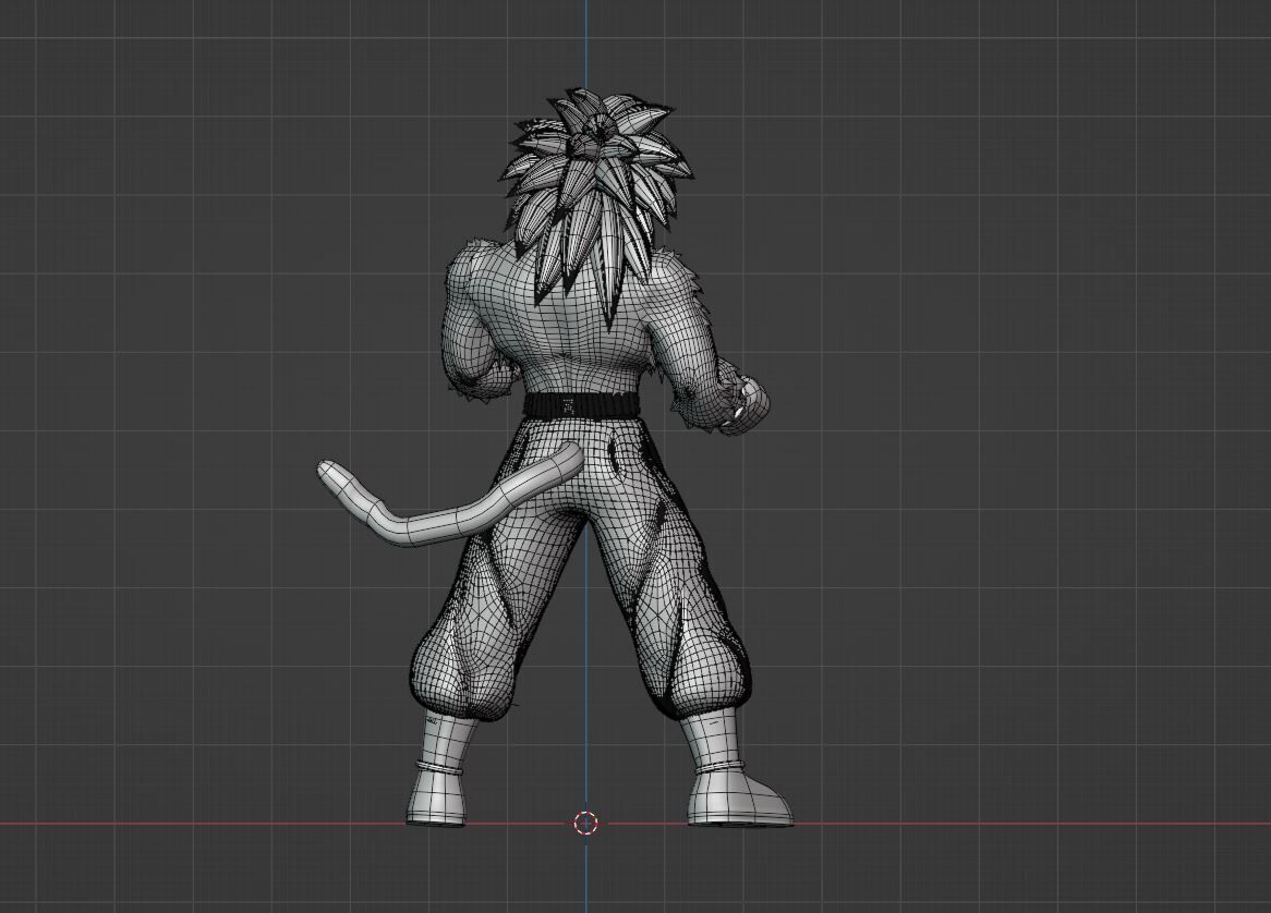 Goku Super Saiyan 4 - Dragonball Daima 3D model_12
