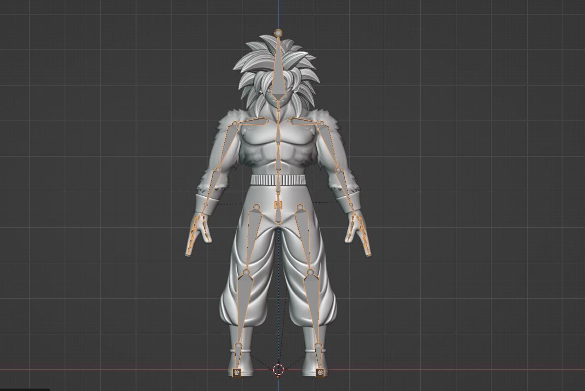 Goku Super Saiyan 4 - Dragonball Daima 3D model_15
