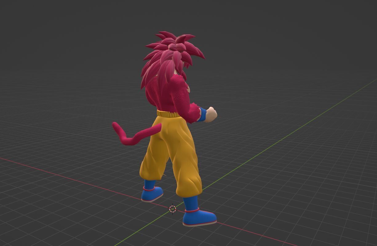 Goku Super Saiyan 4 - Dragonball Daima 3D model_8