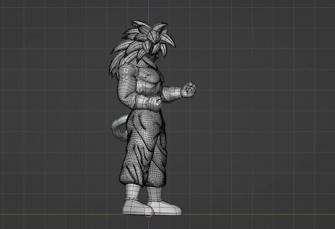 Goku Super Saiyan 4 - Dragonball Daima 3D model_13