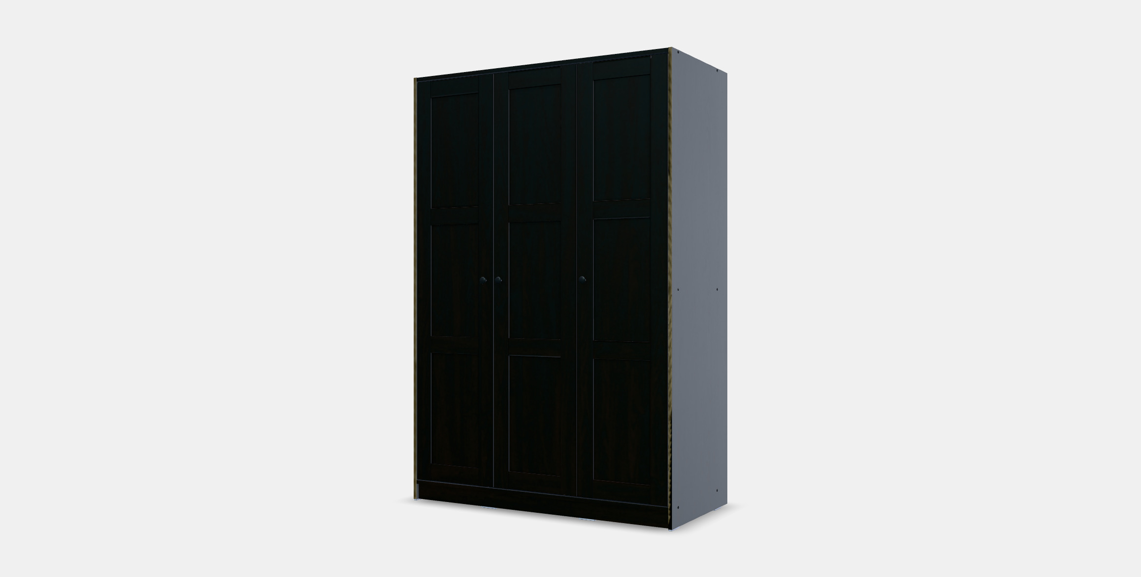 RAKKESTAD Wardrobe with 3 doors 3D model_12