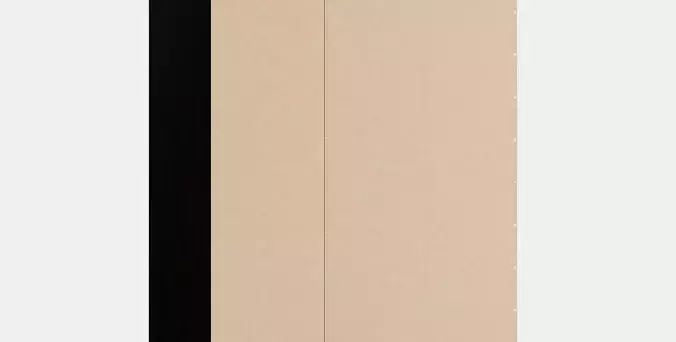 RAKKESTAD Wardrobe with 3 doors