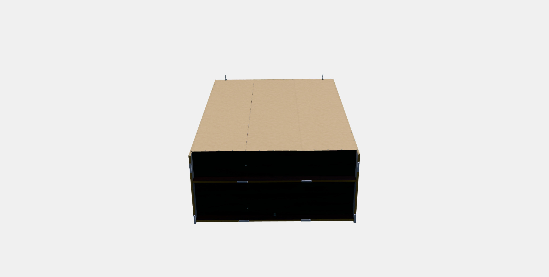 RAKKESTAD Wardrobe with 3 doors 3D model_6
