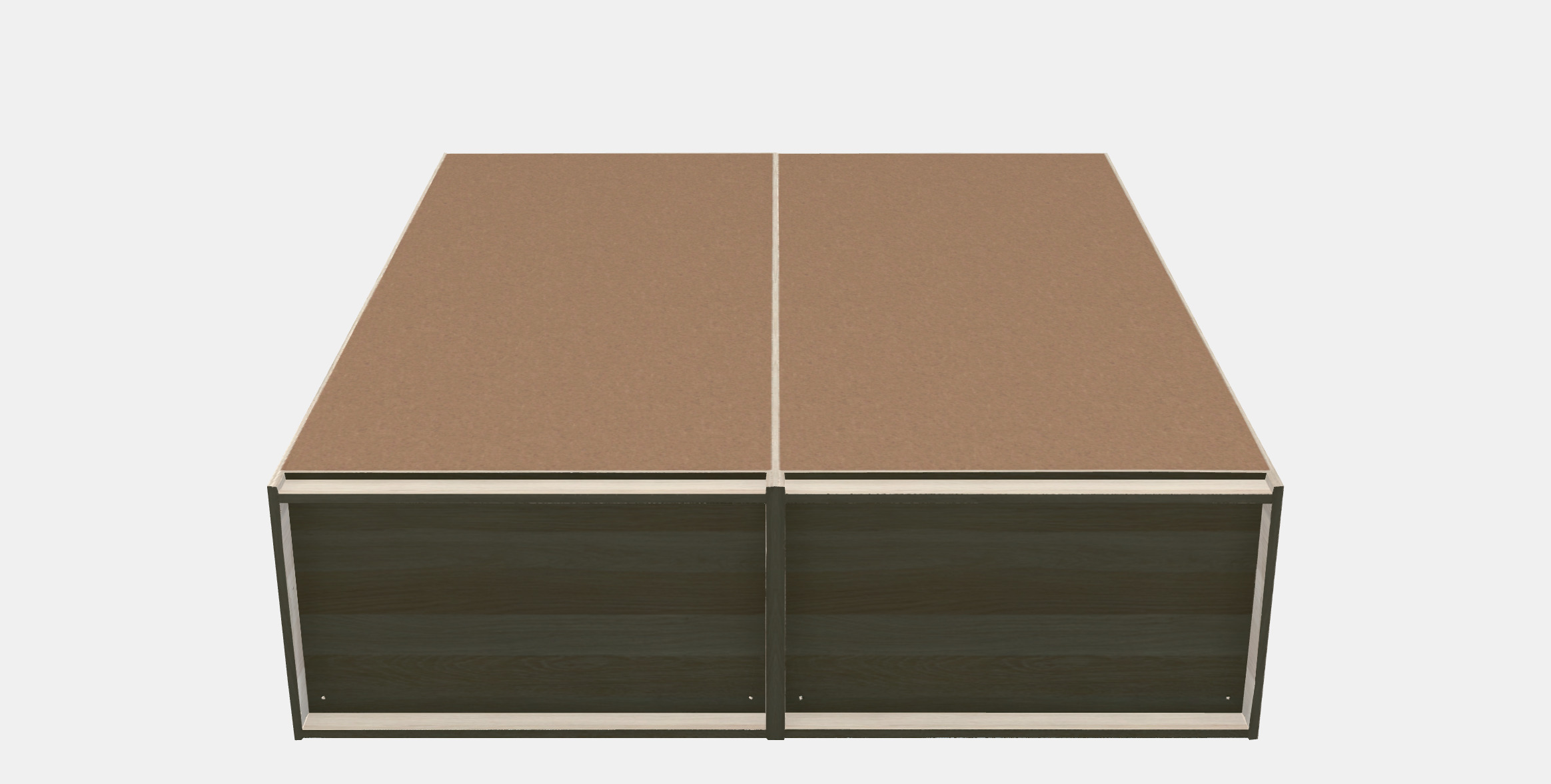 PAX 2 wardrobe frames 1 Low-poly 3D model_9