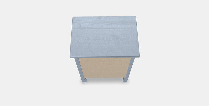 HEMNES Chest of 2 drawers 1 3D model