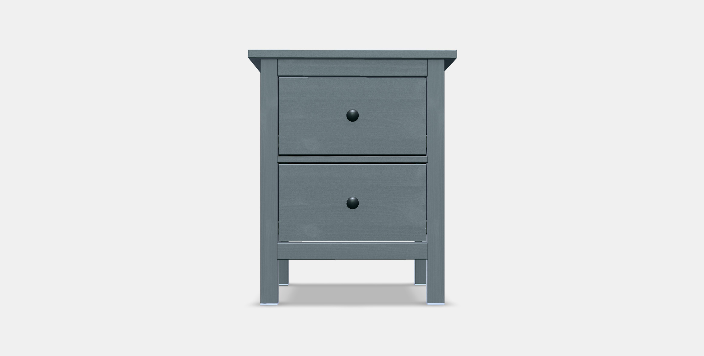 HEMNES Chest of 2 drawers 1 3D model_12