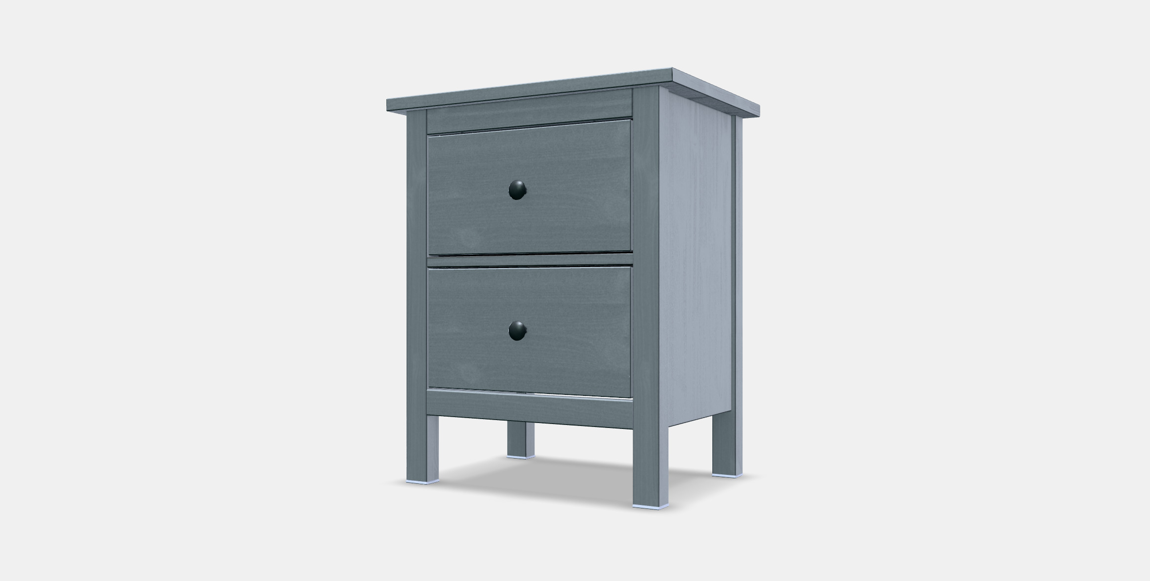 HEMNES Chest of 2 drawers 1 3D model_10