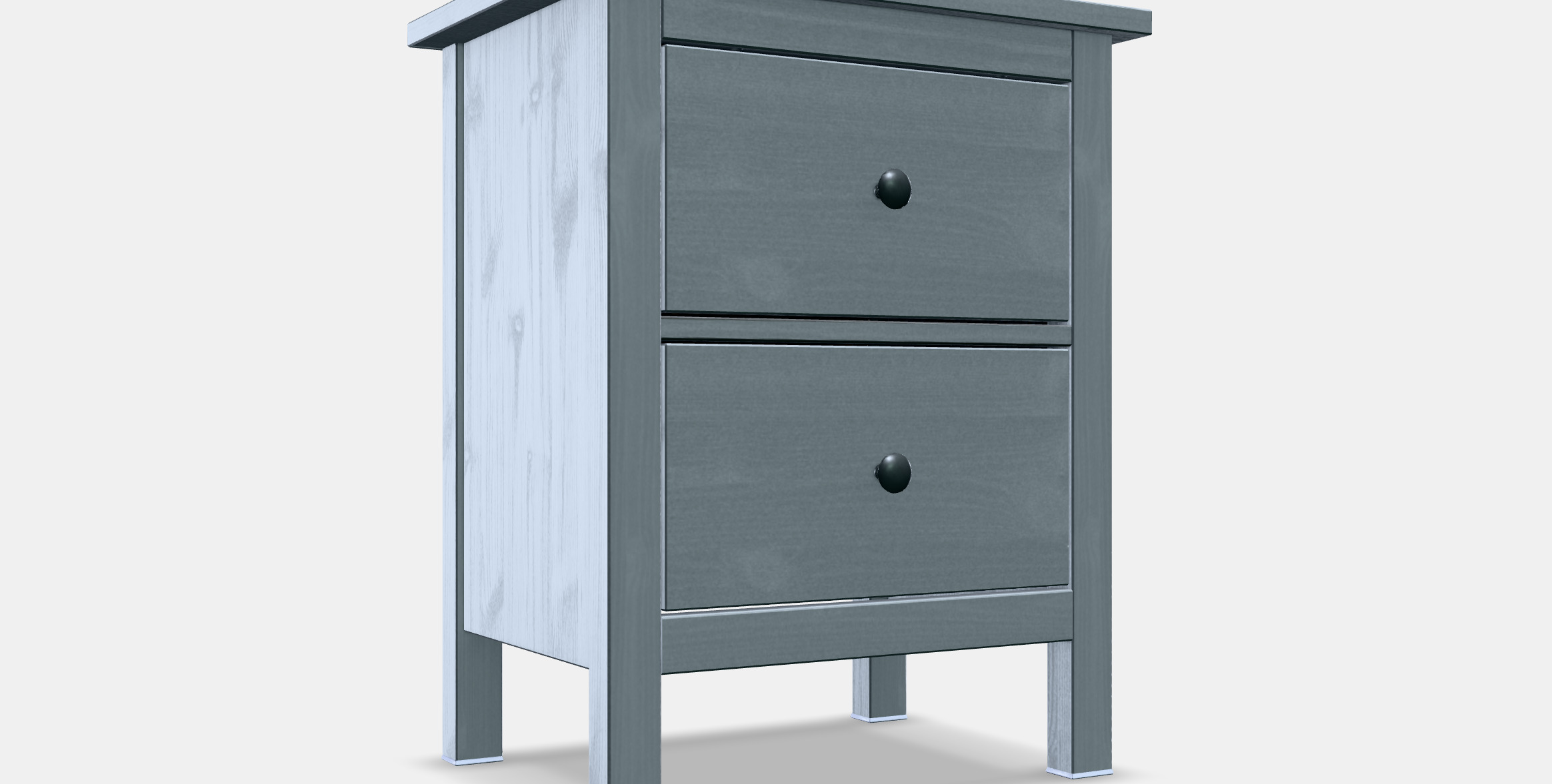 HEMNES Chest of 2 drawers 1 3D model_9