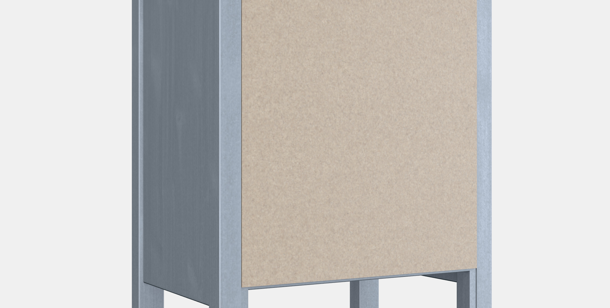 HEMNES Chest of 2 drawers 1 3D model_8