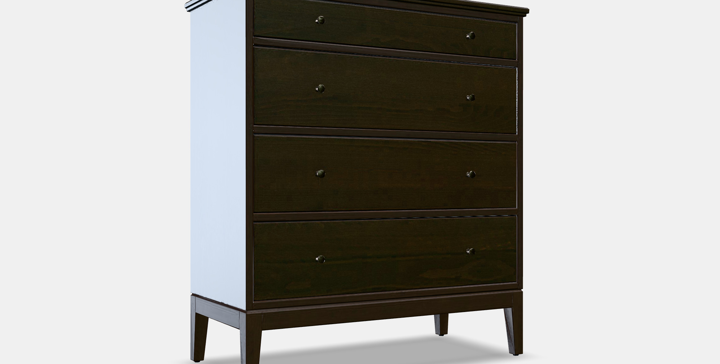 IDANAS Chest of 4 drawers 1 Low-poly 3D model_8