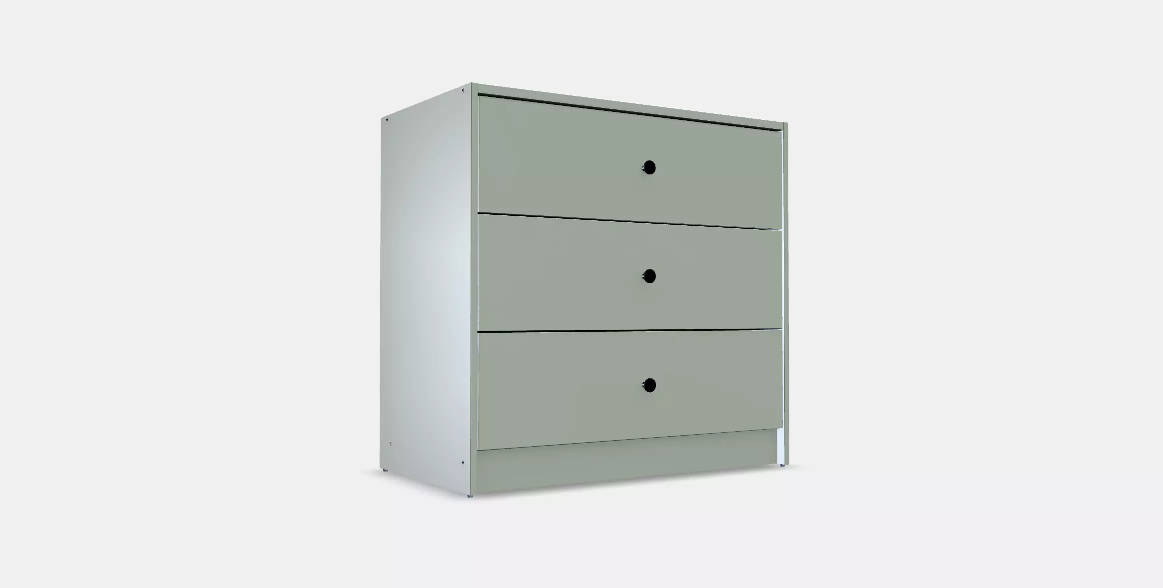 GURSKEN Chest of 3 drawers 3D model_0