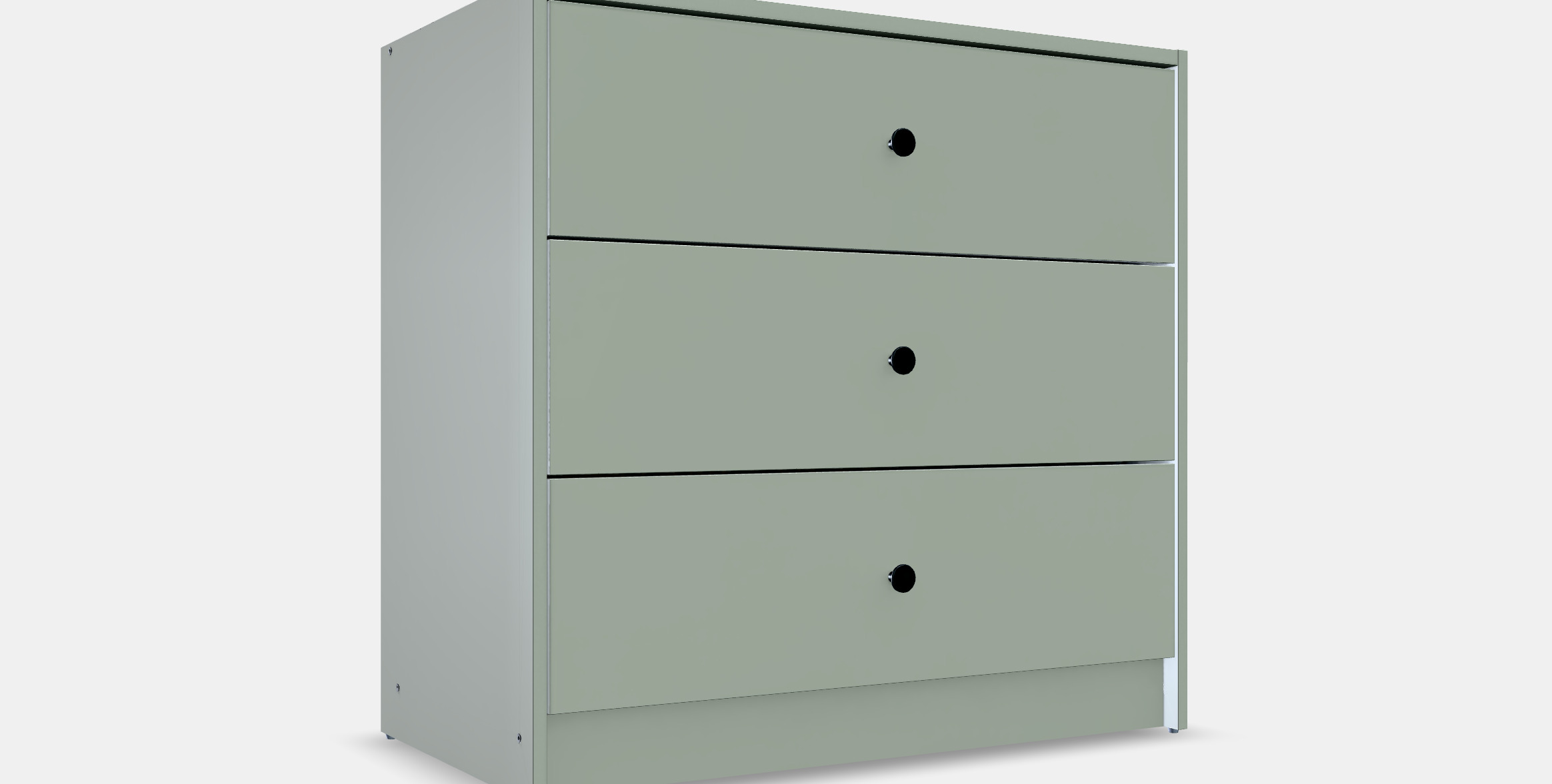 GURSKEN Chest of 3 drawers 3D model_7