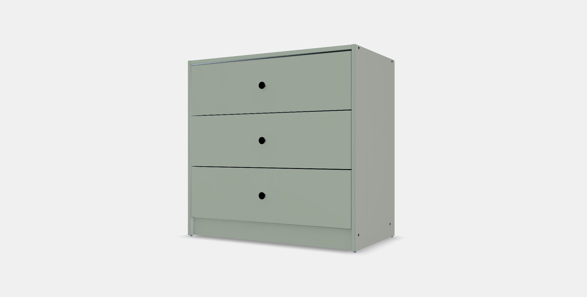 GURSKEN Chest of 3 drawers 3D model_11