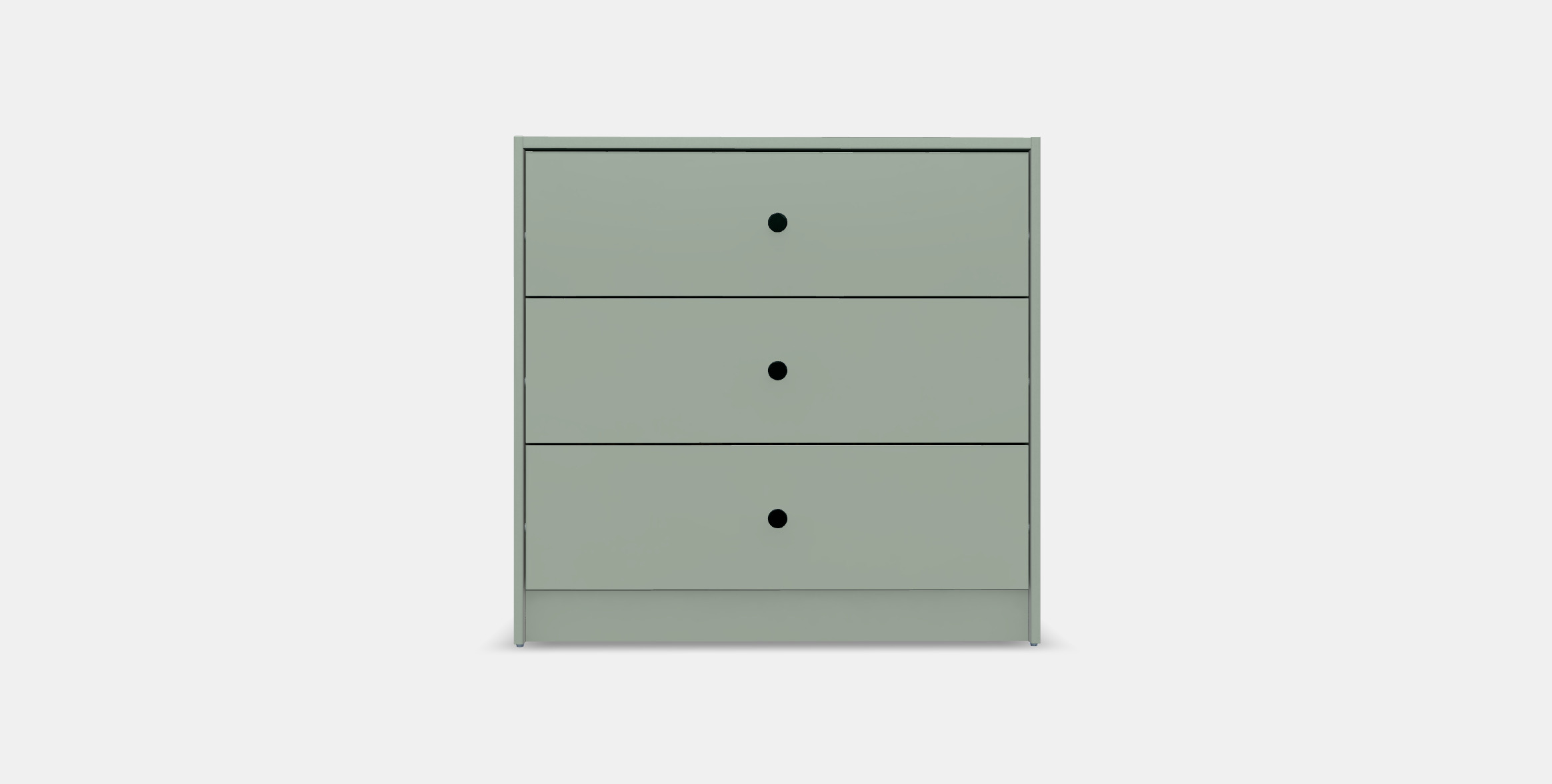 GURSKEN Chest of 3 drawers 3D model_9